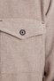 Men's Regular Fit Comfortable Cut Double Pocket Winter Lumberjack Mink Shirt - 6