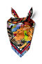 نمط عاصفة الألوان 55x55 سم باندانا/وشاح - 3