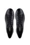 Men's Genuine Leather Black Sneakers & Sports Shoes - 5