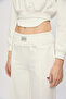 Ss6111 Cotton Trousers with Elastic Waist and Pocket Detail - 2