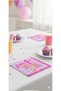 1 Year Old Happy Birthday Detail-Oriented Pink Napkin - 2