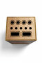 Wooden Desktop Organizer Slanted Square Pen Holder - 7