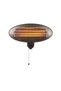 Quartz Patio Heater 2000 W, wall-mountable