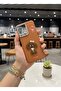 حافظة هاتف Xiaomi Redmi 13، حافظة هاتف واقية مرنة ذات مظهر جلدي مطرز لطيف