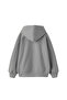 Good Mood Printed Oversized Unisex Gray Hoodie - 2