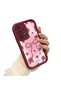 Samsung Galaxy A33 5g Compatible Beautiful Rose Pattern Burgundy Silicone Impact Protection Case - 2