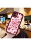 iPhone 12 Compatible Beautiful Rose Pattern Burgundy Silicone Impact Protection Case