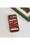 جراب هاتف مقاوم للصدمات من السيليكون باللون العنابي بنمط الفاكهة متوافق مع iPhone 16e - 5