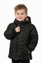 Boys' Fur-Lined Hooded Jacket (Waterproof and Windproof) Zigzag Patterned - 3