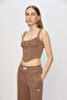 Ss6113 Front Zipper Cotton Bustier