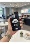 Xiaomi Redmi 13 Case Toy Poddle Embroidered Black Case - Premium Model with Bow Detail - 3