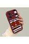 Tecno Spark 10 Pro Compatible Burgundy Silicone Fruit Pattern Shockproof Phone Case - 3