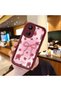 Xiaomi Redmi 13C Compatible Beautiful Rose Pattern Burgundy Silicone Shock Protection Case
