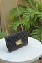 4623 Single Eyelet Lock Detailed Chain Strap Mini Size Mold Women's Shoulder Bag with Shoulder Strap - 3