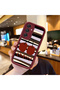 Samsung Galaxy A16 Compatible Burgundy Silicone Fruit Pattern Shockproof Phone Case