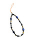 Lapis Lazuli Natural Stone Phone Charm – Red String Strap with Tiger's Eye Hematite Detail - Ornament - 5