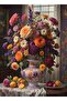 1000 Piece Fruit and Flower Composition Puzzle - Flowers and Fruits in a Vase - 3