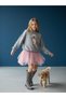 Girl's Cotton Dog Printed Oversized Design Sweatshirt - 5