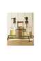 Liquid Soap Dispenser 2 Li Glass Soap Dispenser with Metal Stand and Wooden Handle - 3