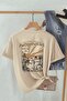 Unisex Back Printed Arizona Oversize T-shirt