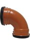 Red UPVC Pipe Fitting (4 INCH, PUSH BEND DOUBLE)