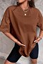 تيشيرت ستاري سكاي مطبوع للجنسين قصة فضفاضة - 2