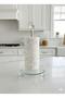 Gold Decorative Crystal Ball Pedestal Round Glass Paper Towel Holder, Napkin, Toilet Paper Organizer - 5