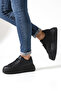 Women's Black Thick Sole Sneaker: Stylish and Comfortable Sports Shoe Model for Everyday Use - 6
