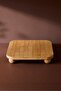 Terni Pedestal Serving Plate 24 cm Ergonomic Square Shaped Multi-Purpose Serving Stand - 3