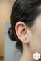 Silver Color Luxury Hoop Steel Earrings