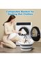 16L Collapsible Silicone Mop Bucket - Foldable, Space-Saving Portable Wash Basin