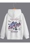 New Season Printed 3 Yarn Cotton Hooded Sweatshirt