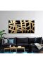 Beautiful 55x110 cm Framed Canvas Wall Art with Customizable Frame Decor - 4