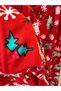 Babyaden Geyikli Valentine's Day Pajama Party Polyviscon Velvet Unisex Women's Children's Pajama Set - 3