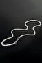 Silver Color Chain Unisex Steel Necklace - 4