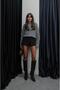 Dark Gray Wool Blend Sweater - 2