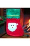 Small Size 23 cm Santa Claus Sock Santa Claus Figure Sock Decoration Christmas Ornaments Santa Claus Sock - 3