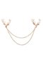 golden Christmas Retro Fashion Trend Deer Lapel Pin Men and Women Tie Shirt Suit Accessories Collar - 2