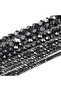 4mm(around 100pcs) Black Faceted Hematite Beads Loose Spacer Stone Beads for Jewelry Making Findings - 7