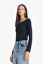 Black Women's Blouse G5701Ax/Bk81 - 3