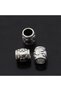 20pcs 6mm Hole Tibetan Antique Silver Dog Paw Spacer Beads Alloy Big Hole Bead for DIY Bracelet J... - 2