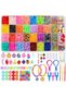 XL 36 grids/box 2600PCS+ luminous Bands Bracelet Making Kit Creative Jewelry Set Ideal Gift f... - 8