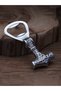 Silver Fashion Vintage Viking Thor's Hammer Bottle Opener Punk Stainless Steel Nordic Rune Corkscrew - 7