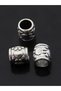 20pcs 6mm Hole Tibetan Antique Silver Dog Paw Spacer Beads Alloy Big Hole Bead for DIY Bracelet J... - 3