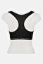 Women 2 Pieces Non Padded Brand Logo Bralette, Black - 2
