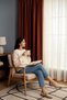 Suede Elite Velvet Textured Natural Background Curtain Living Room Bedroom Entrance
