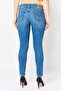 Women Skinny Fit Washed Stretchable Denim, Blue - 4