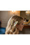 Elegant Stone Pearl Moving Butterfly Model Hair Clip