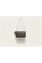 Brown Metallic Chain Mini Clutch Bag – Luxury Portfolio with Stone and Bead Embroidery (14X24 cm) - 5