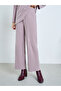 Women Lilac Asymmetric Knit Top and Pants Co-Ords - 4